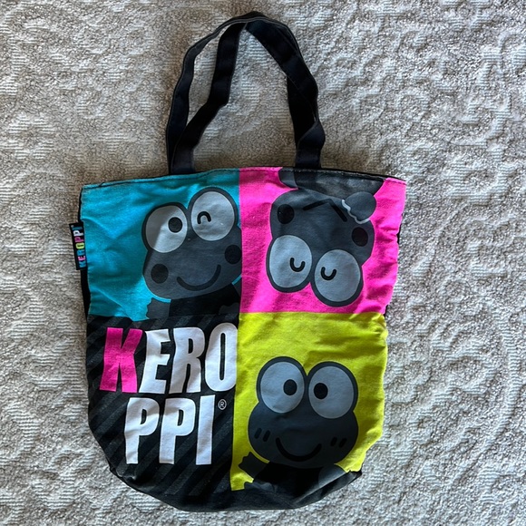 keroppi Other - Keroppi Black Tote, Multi Color